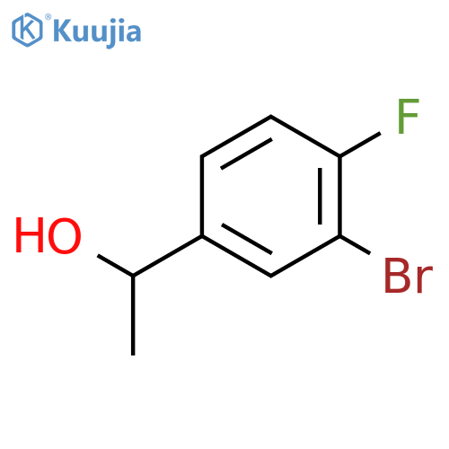 1-(3-bromo-4-fluorophenyl)ethan-1-ol structure