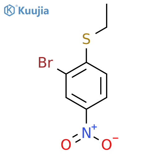 2-Bromo-1-ethylsulfanyl-4-nitrobenzene structure