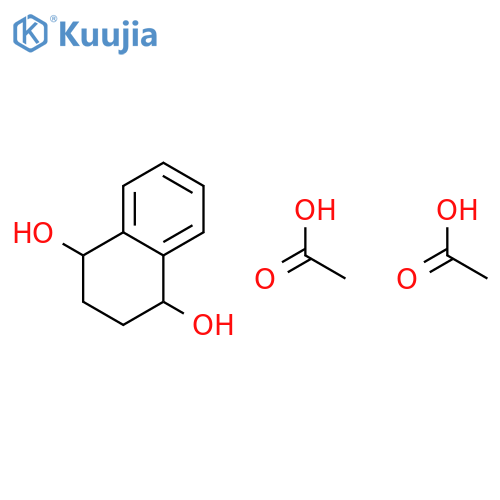 1,4-Naphthalenediol, 1,2,3,4-tetrahydro-, diacetate, cis- structure