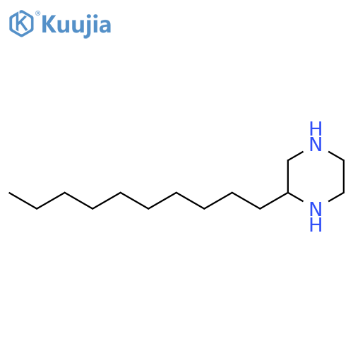 Piperazine, 2-decyl- structure