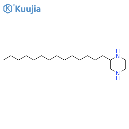 Piperazine, 2-tetradecyl- structure