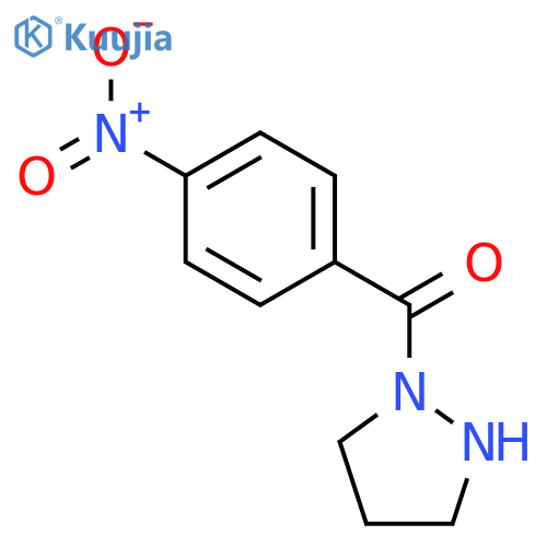 Pyrazolidine, 1-(4-nitrobenzoyl)- structure