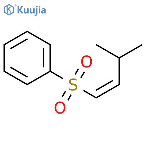 Benzene, [[(1Z)-3-methyl-1-buten-1-yl]sulfonyl]- structure