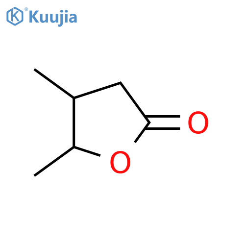 2(3H)-Furanone, dihydro-4,5-dimethyl-, (4S,5R)- structure