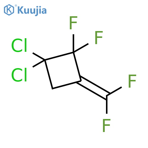 Cyclobutane, 1,1-dichloro-3-(difluoromethylene)-2,2-difluoro- structure