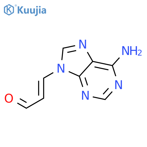 3-(6-Amino-9H-purin-9-yl)-2-propenal structure
