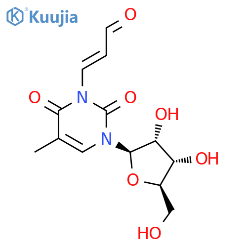 URIDINE, 5-METHYL-3-(3-OXO-1-PROPENYL)- structure