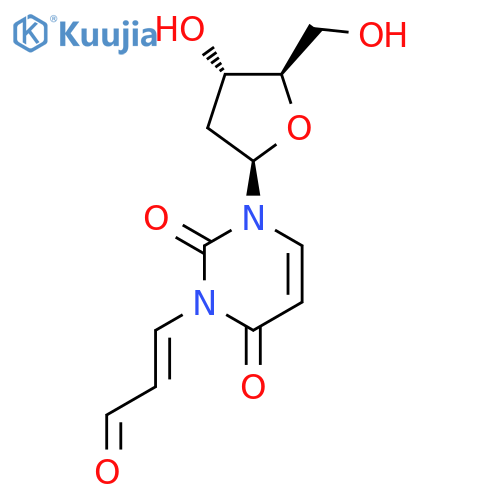 URIDINE, 2'-DEOXY-3-(3-OXO-1-PROPENYL)- structure