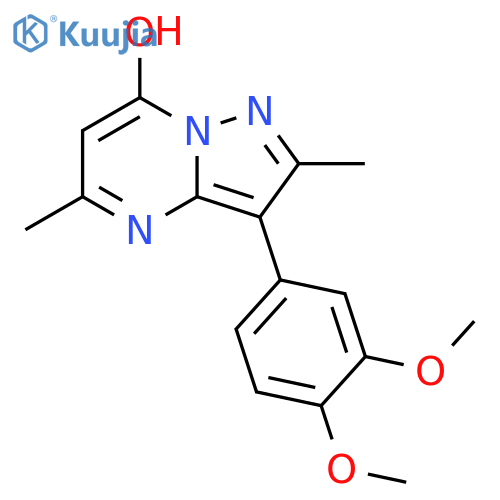 3-(3,4-dimethoxyphenyl)-2,5-dimethylpyrazolo1,5-apyrimidin-7-ol structure