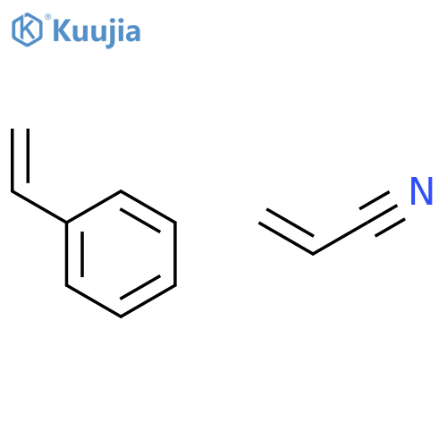 Styrene-acrylonitrile copolymer structure