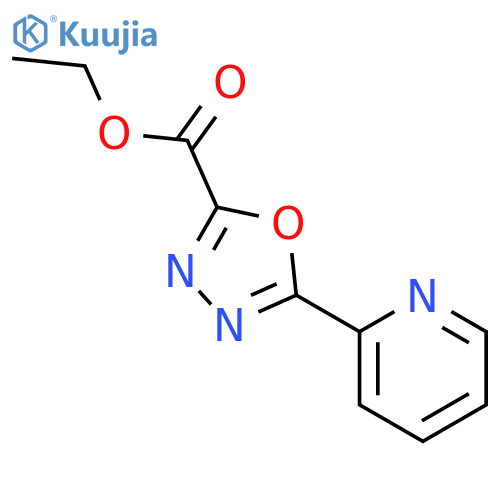 Ethyl 5-(pyridin-2-yl)-1,3,4-oxadiazole-2-carboxylate structure