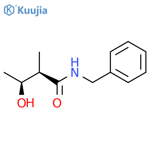 BUTANAMIDE, 3-HYDROXY-2-METHYL-N-(PHENYLMETHYL)-, (R*,S*)- structure