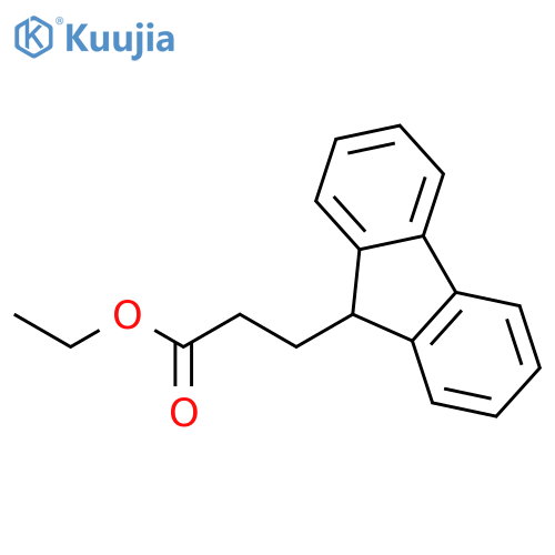 9H-Fluorene-9-propanoic acid, ethyl ester structure