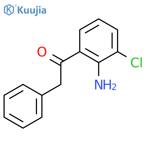 1-(2-Amino-3-chlorophenyl)-2-phenylethan-1-one structure