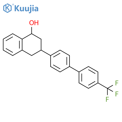 1-Naphthalenol, 1,2,3,4-tetrahydro-3-[4'-(trifluoromethyl)[1,1'-biphenyl]-4-yl]- structure
