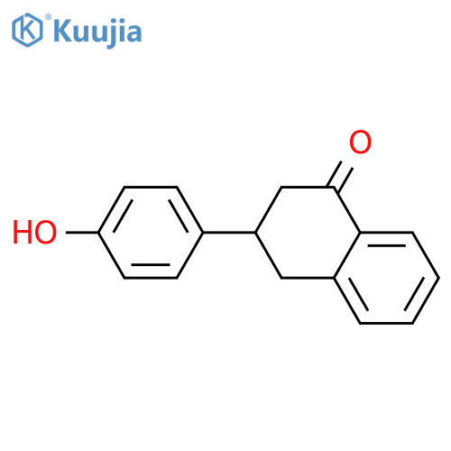 3-(4-Hydroxyphenyl)-1,2,3,4-tetrahydronaphthalen-1-one structure