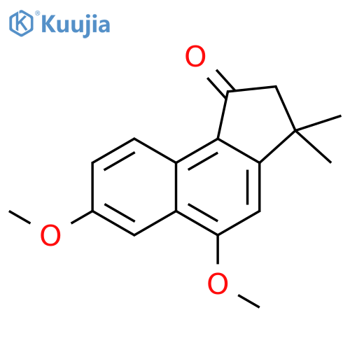 1H-Benz[e]inden-1-one, 2,3-dihydro-5,7-dimethoxy-3,3-dimethyl- structure