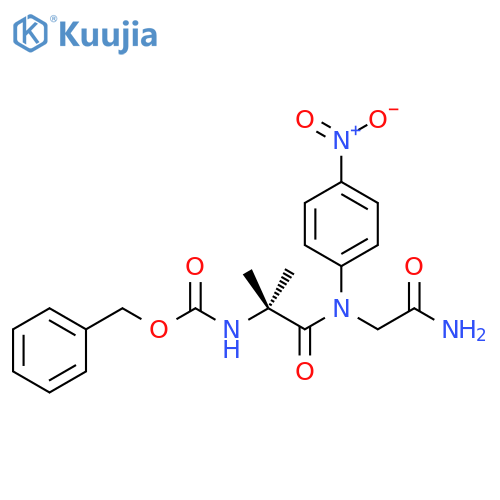 Glycinamide, 2-methyl-N-[(phenylmethoxy)carbonyl]alanyl-N-(4-nitrophenyl)- (9CI) structure