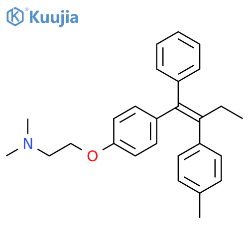 Ethanamine,N,N-dimethyl-2-[4-[2-(4-methylphenyl)-1-phenyl-1-butenyl]phenoxy]-, (Z)- structure