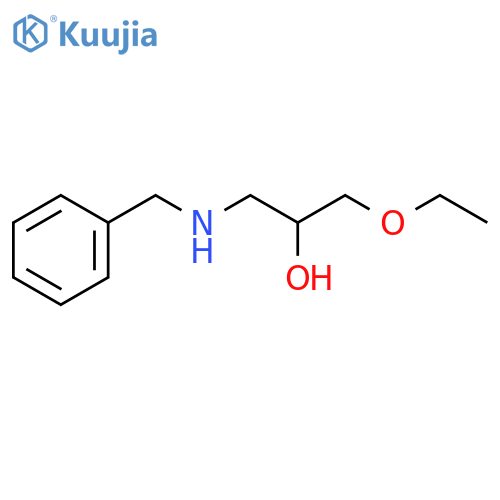 2-Propanol, 1-ethoxy-3-[(phenylmethyl)amino]- structure