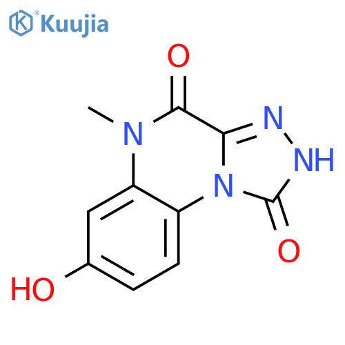 [1,2,4]Triazolo[4,3-a]quinoxaline-1,4(2H,5H)-dione, 7-hydroxy-5-methyl- structure