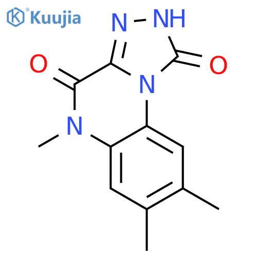 [1,2,4]Triazolo[4,3-a]quinoxaline-1,4(2H,5H)-dione, 5,7,8-trimethyl- structure
