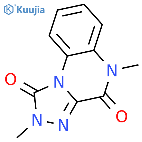 [1,2,4]Triazolo[4,3-a]quinoxaline-1,4(2H,5H)-dione, 2,5-dimethyl- structure