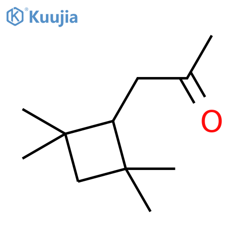 2-PROPANONE, 1-(2,2,4,4-TETRAMETHYLCYCLOBUTYL)- structure