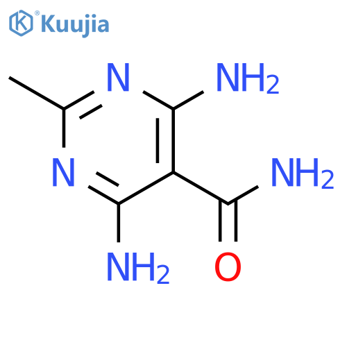 4,6-DIAMINO-2-METHYLPYRIMIDINE-5-CARBOXAMIDE structure