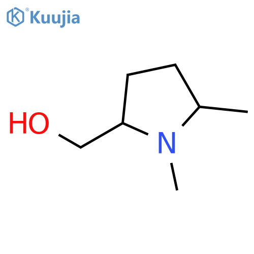 1,5-dimethyl-2-Pyrrolidinemethanol structure