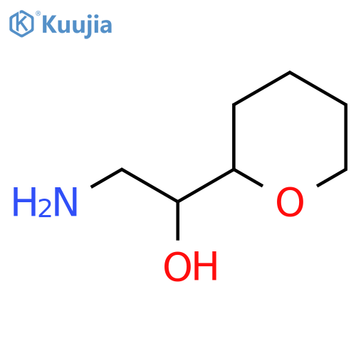 2-amino-1-(oxan-2-yl)ethan-1-ol structure