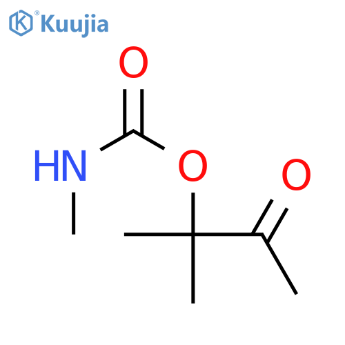 2-Butanone,3-methyl-3-[[(methylamino)carbonyl]oxy]- structure