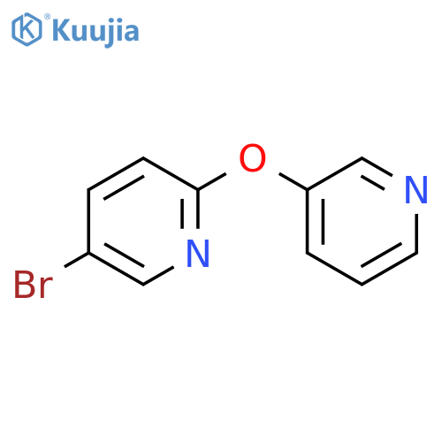 5-Bromo-2-(pyridin-3-yloxy)pyridine structure