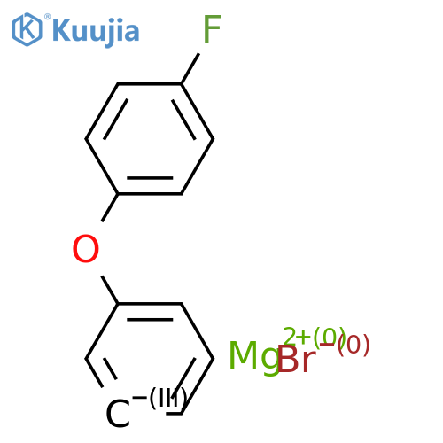 3-(4-Fluorophenoxy)phenylmagnesium bromide structure