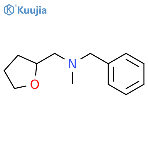 2-FURANMETHANAMINE, TETRAHYDRO-N-METHYL-N-(PHENYLMETHYL)- structure