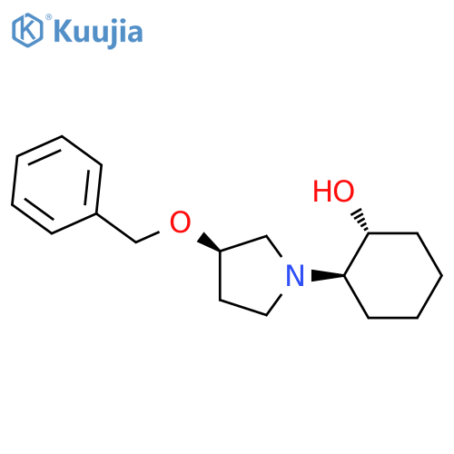 2-(3-Benzyloxy-pyrrolidin-1-yl)-cyclohexanol structure