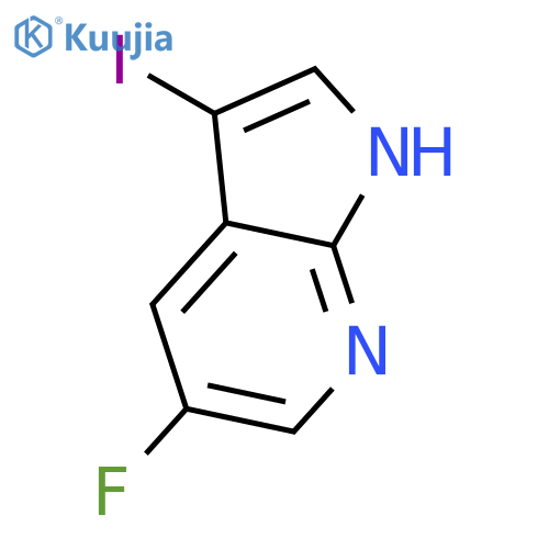 5-Fluoro-3-iodo-1H-pyrrolo[2,3-b]pyridine structure