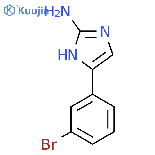 4-(3-Bromophenyl)-1H-imidazol-2-amine structure