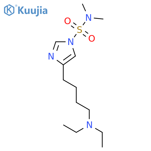 1H-IMIDAZOLE-1-SULFONAMIDE, 4-[4-(DIETHYLAMINO)BUTYL]-N,N-DIMETHYL- structure