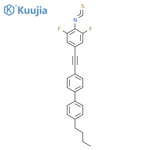 1,1'-Biphenyl, 4-butyl-4'-[(3,5-difluoro-4-isothiocyanatophenyl)ethynyl]- structure