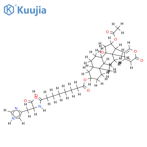 bufotalin 3-suberoyl-histidine structure