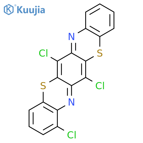 TRIPHENODITHIAZINE, 1,6,13-TRICHLORO- structure