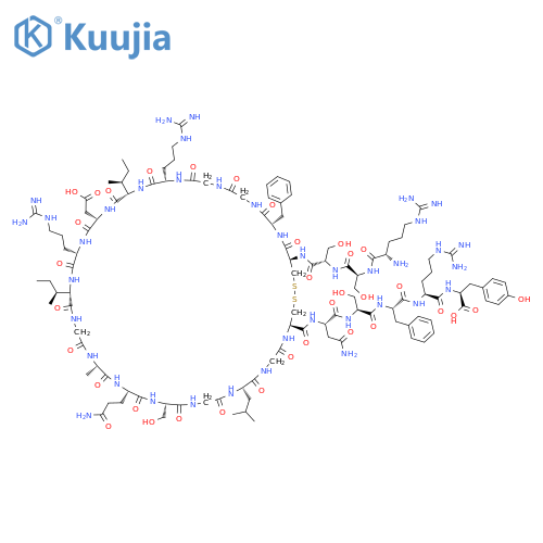 Atrial natriureticpeptide-25 (rat) (9CI) structure