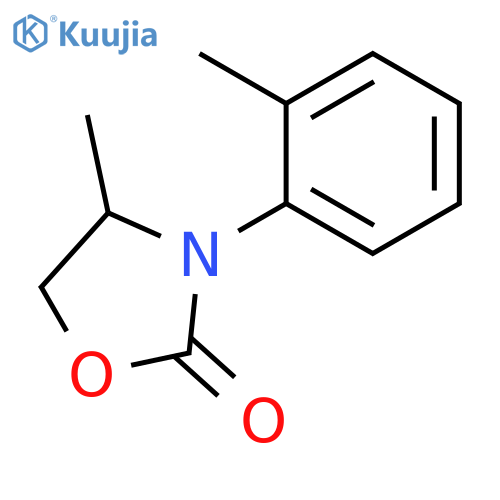 2-Oxazolidinone, 4-methyl-3-(2-methylphenyl)- structure