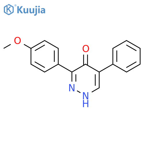 4(1H)-Pyridazinone, 3-(4-methoxyphenyl)-5-phenyl- structure