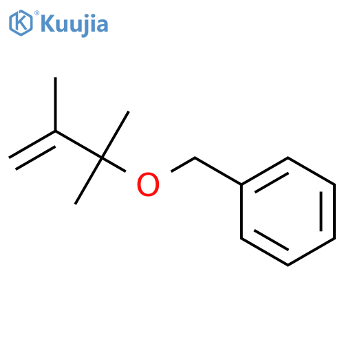 Benzene, [[(1,1,2-trimethyl-2-propenyl)oxy]methyl]- structure