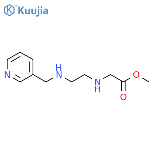 Glycine, N-[2-[(3-pyridinylmethyl)amino]ethyl]-, methyl ester structure