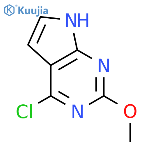 6-Chloro-2-methoxy-7-deazapurine structure