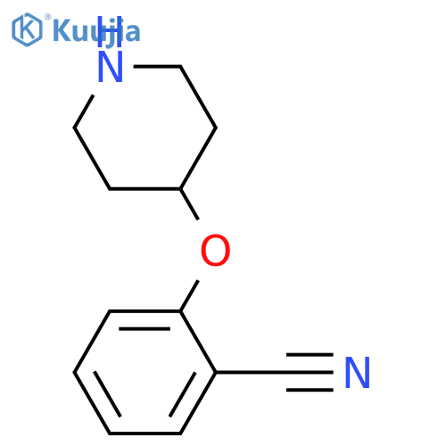 2-(4-Piperidinyloxy)benzonitrile structure