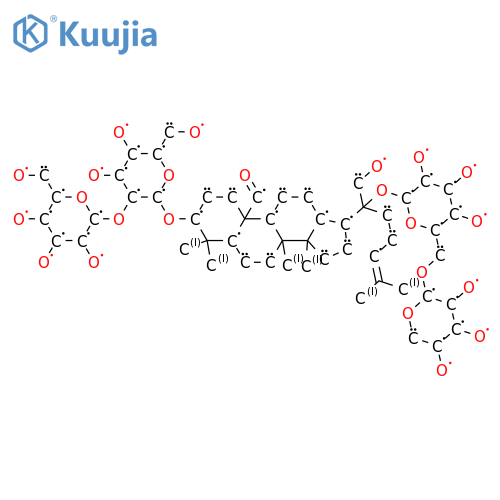 Dammar-24-en-19-al, 3-[(2-O-β-D-glucopyranosyl-β-D-glucopyranosyl)oxy]-21-hydroxy-20-[(6-O-β-D-xylopyranosyl-β-D-glucopyranosyl)oxy]-, (3β,20ξ)- (9CI) structure